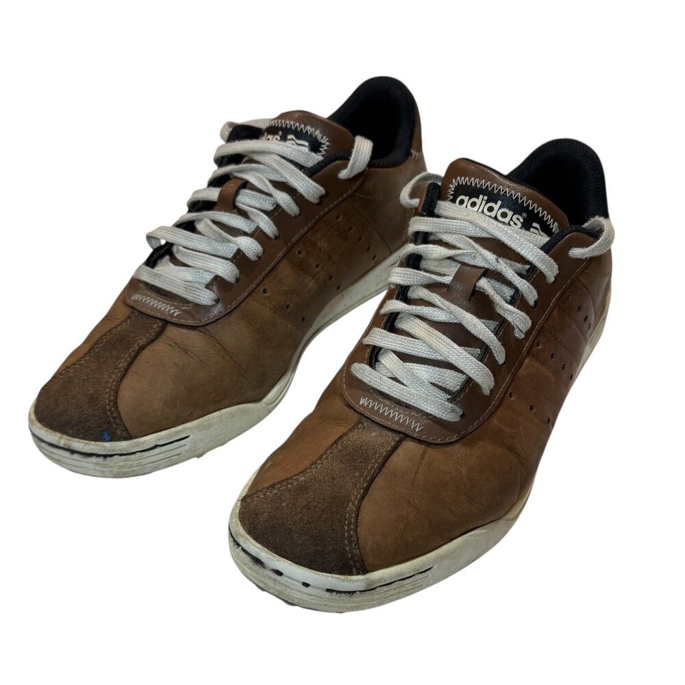 Adidas Golf Shoes - Adicross II Brown Leather Men’s 8.5 Spikeless 671663